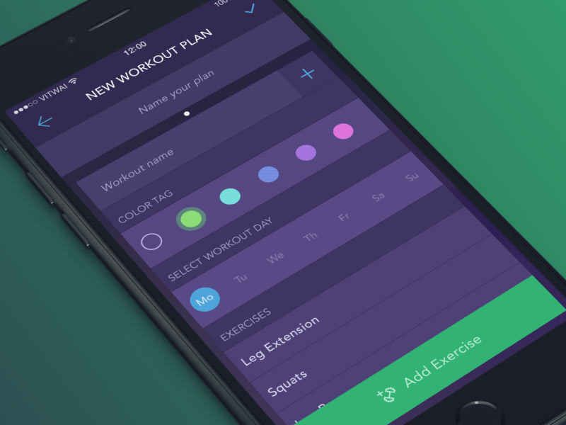 Add Exercises Interaction by Vitaly Rubtsov