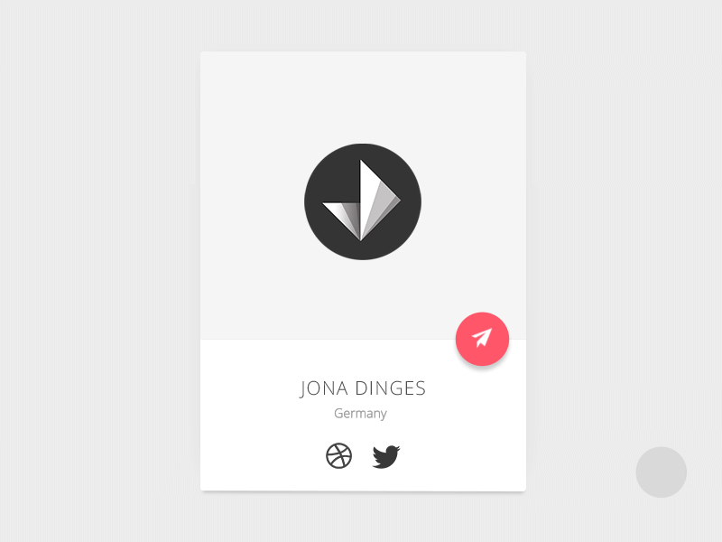 Mail-Widget-Animation von Jona Dinges