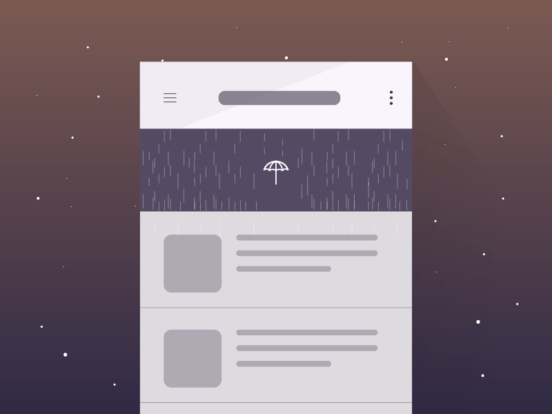 Pull to refresh_Freebie - Weather Concept by Yup Nguyen