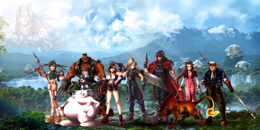 Final Fantasy VII possède un scénario digne d’un film d’aventures avec des histoires parralèles en fonction de l’avancée de la partie.