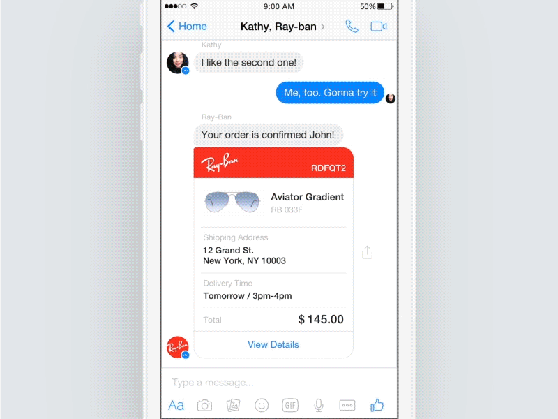 Messenger Bots & Augmented Video Call Concept by Isil Uzum