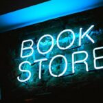 neon book store