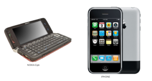 Nokia E9O vs iPhone